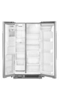 36-Inch Wide Side-by-Side Refrigerator with Exterior Ice and Water Dispenser - 25 Cu. Ft.