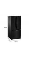 30-inch Wide French Door Refrigerator - 20 cu. ft.