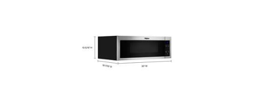 1.1 cu. ft. Low Profile Microwave Hood Combination