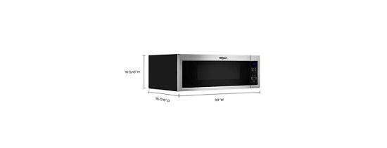 1.1 cu. ft. Low Profile Microwave Hood Combination