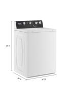 Commercial-Grade Residential Agitator Washer - 3.5 cu. ft
