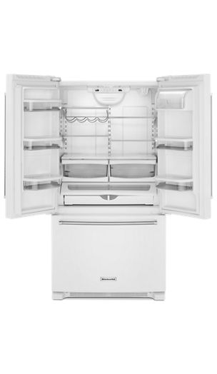 20 cu. ft. 36-Inch Width Counter-Depth French Door Refrigerator with Interior Dispensev