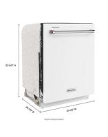 Third Level Utensil Rack Dishwasher with 30+ Total Wash Jets, 39 dBA.
