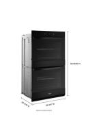 10.0 Total Cu. Ft. Double Wall Oven with Air Fry When Connected