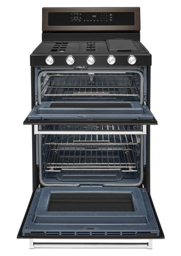 30-Inch 5 Burner Gas Double Oven Convection Range