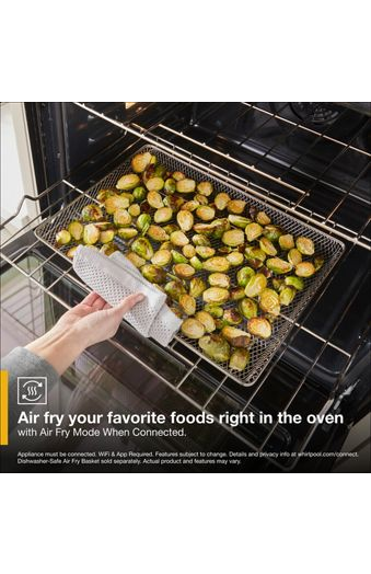 10.0 Total Cu. Ft. Double Wall Oven with Air Fry When Connected
