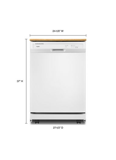 Heavy-Duty Dishwasher with 1-Hour Wash Cycle