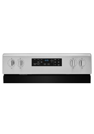5.3 cu. ft. Whirlpool® electric range with Frozen Bake™ technology.