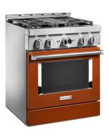KitchenAid® 30'' Smart Commercial-Style Gas Range with 4 Burners