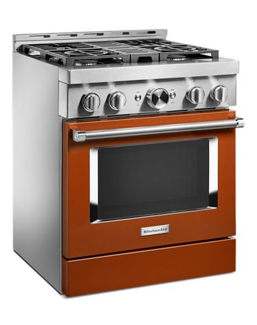 KitchenAid® 30'' Smart Commercial-Style Gas Range with 4 Burners