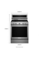 30-Inch 5-Burner Gas Convection Range