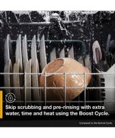 Quiet Dishwasher with Boost Cycle