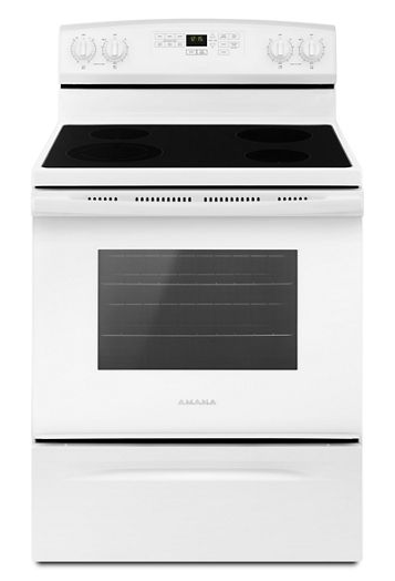 30-inch Amana® Electric Range with Extra-Large Oven Window