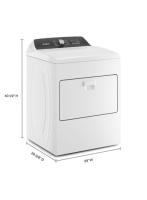 7.0 Cu. Ft. Long Vent Gas Moisture Sensing Dryer.