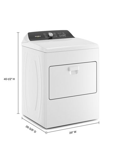 7.0 Cu. Ft. Long Vent Gas Moisture Sensing Dryer.