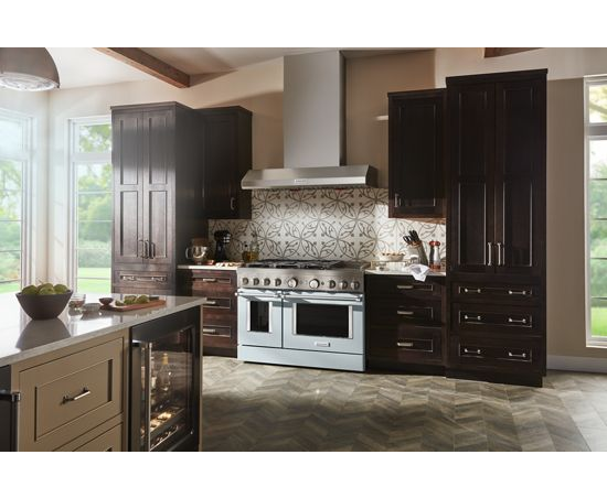 KitchenAid® 48'' Smart Commercial-Style Dual Fuel Range with Griddle