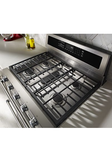 30-Inch 5 Burner Dual Fuel Double Oven Convection Range