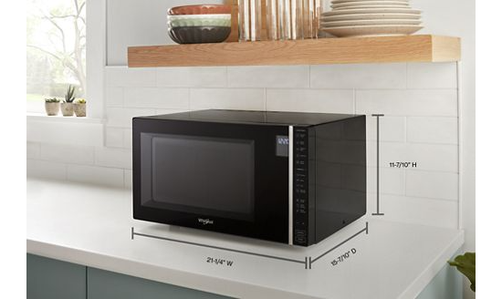 1.1 Cu. Ft. Capacity Countertop Microwave with 900 Watt Cooking Power
