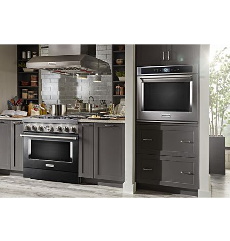KitchenAid® 36'' Smart Commercial-Style Dual Fuel Range with 6 Burners