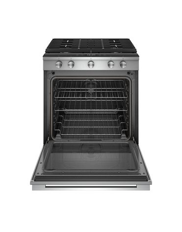 5.8 cu. ft. Smart Slide-in Gas Range with EZ-2-Lift™ Hinged Cast-Iron Grates