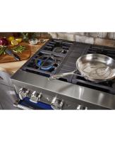 KitchenAid® 30'' Smart Commercial-Style Dual Fuel Range with 4 Burners