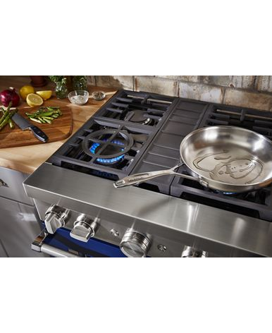 KitchenAid® 30'' Smart Commercial-Style Dual Fuel Range with 4 Burners