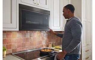 Over-The-Range Microwave with Flush Built-In Design