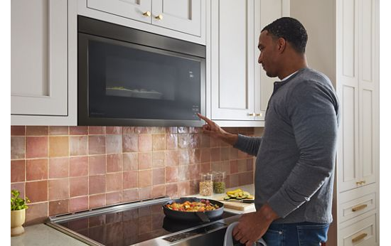 Over-The-Range Microwave with Flush Built-In Design