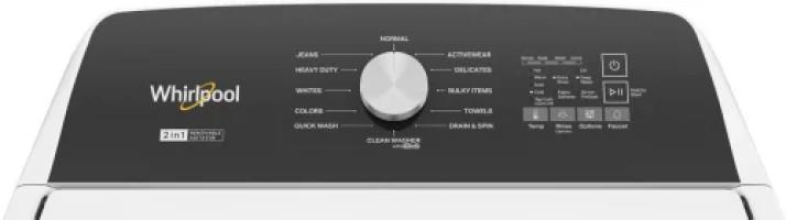 4.7-4.8 Cu. Ft. Top Load Washer with 2 in 1 Removable Agitator