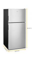 30-inch Wide Top Freezer Refrigerator - 18 cu. ft