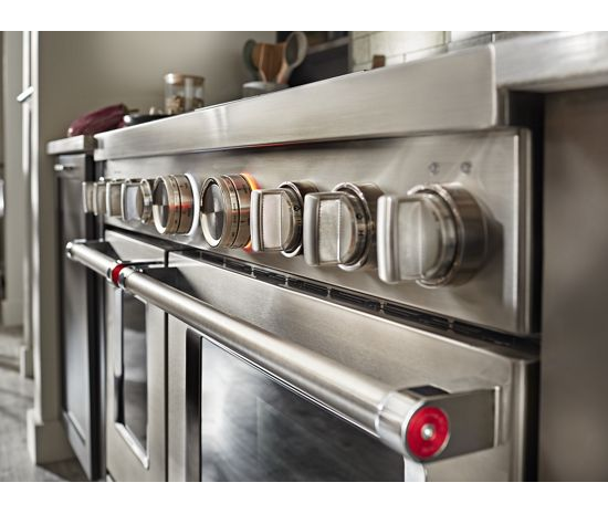  KitchenAid® 48'' Smart Commercial-Style Gas Range with Griddle