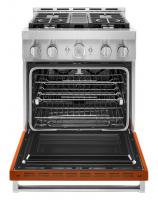 KitchenAid® 30'' Smart Commercial-Style Gas Range with 4 Burners