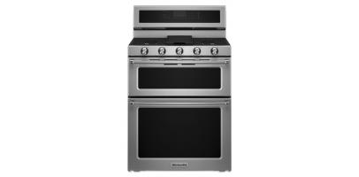 30-Inch 5 Burner Dual Fuel Double Oven Convection Range