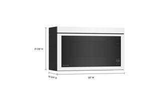 Over-The-Range Microwave with Flush Built-In Design