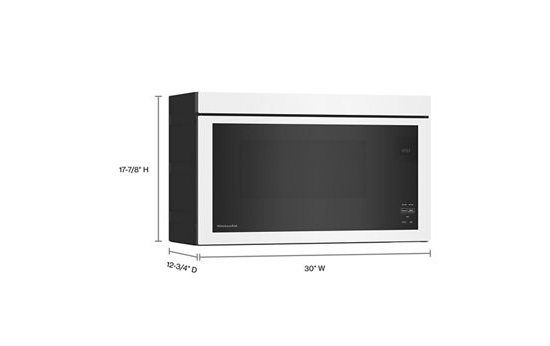 Over-The-Range Microwave with Flush Built-In Design
