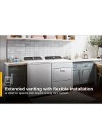 7.0 Cu. Ft. Long Vent Gas Moisture Sensing Dryer.