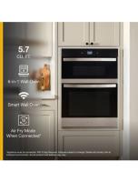 5.7 Total Cu. Ft. Combo Wall Oven with Air Fry When Connected