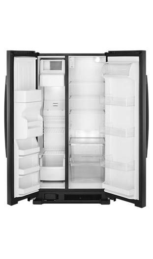 33-inch Side-by-Side Refrigerator with Dual Pad External Ice and Water Dispenser