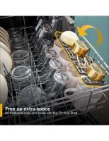 Quiet Dishwasher with Adjustable Upper Rack