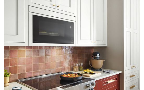 Over-The-Range Microwave with Flush Built-In Design