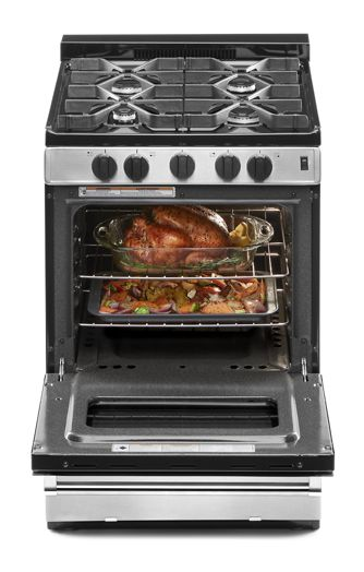 24-inch Freestanding Gas Range with Sealed Burners