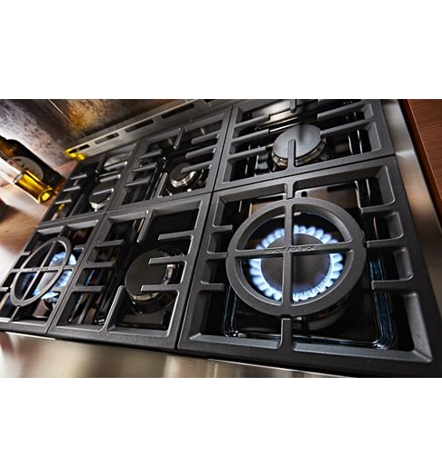 KitchenAid® 36'' Smart Commercial-Style Gas Range with 6 Burners