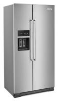 22.6 cu ft. Counter-Depth Side-by-Side Refrigerator with Exterior Ice and Water and PrintShield™ finish