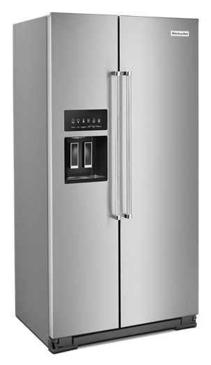 22.6 cu ft. Counter-Depth Side-by-Side Refrigerator with Exterior Ice and Water and PrintShield™ finish