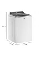 5.2 - 5.3 cu. ft. Top Load Washer with 2 in 1 Removable Agitator