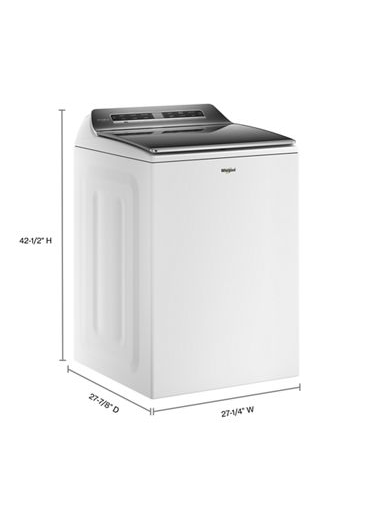5.2 - 5.3 cu. ft. Top Load Washer with 2 in 1 Removable Agitator