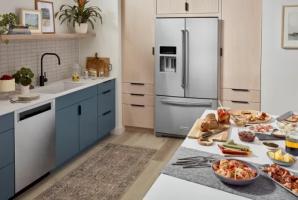 26.8 Cu. Ft. Standard-Depth French Door Refrigerator with Exterior Ice and Water Dispenser