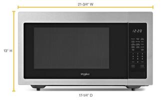 1.6 cu. ft. Countertop Microwave with 1,200-Watt Cooking Power