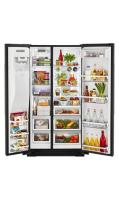 24.8 cu ft. Side-by-Side Refrigerator with Exterior Ice and Water and PrintShield™ Finish