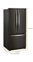 33-inch Wide French Door Refrigerator - 22 cu. ft.